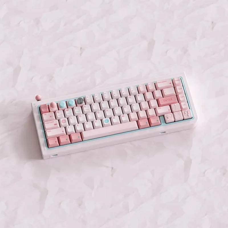 80Retros Candy Keycap Set Custom Cute 1989 Pink Gameboy Artisan Key Cap PLA MX Switch Mechanical Keyboard Accessory Anime Keycap