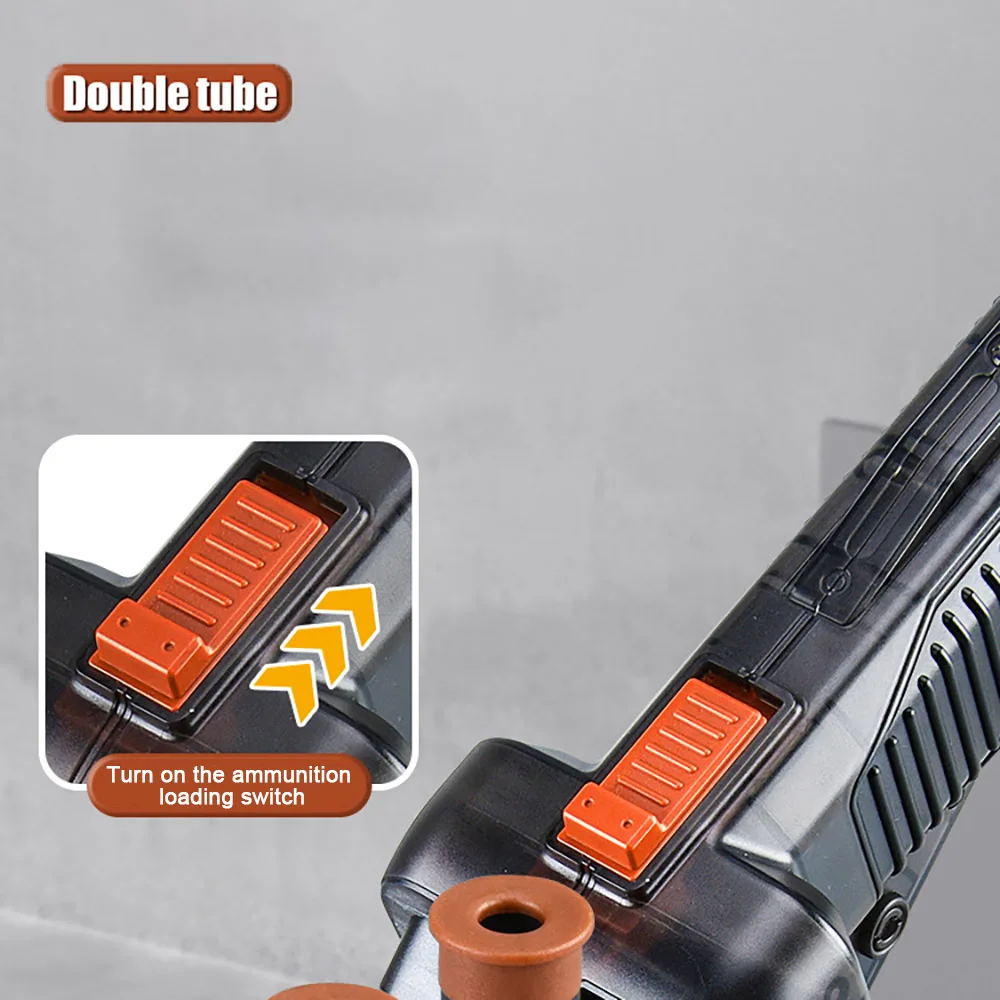 لعبة مسدس لعبة آمنة مع رصاص ناعمة، مسدس ناسف رغوي واقعي للأطفال، أفضل هدية عيد ميلاد