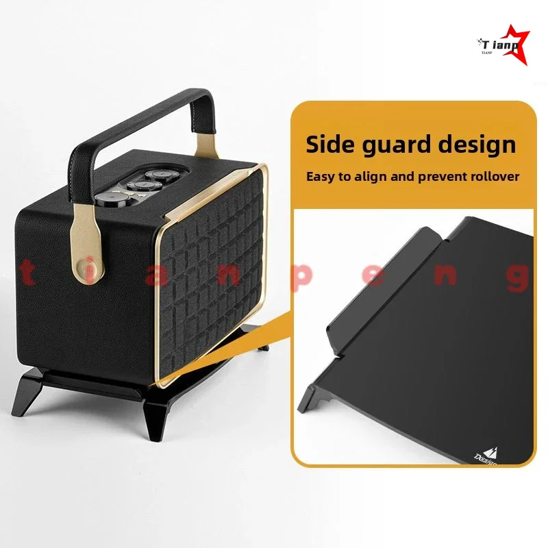 For JBL Authentics 300 Speaker Retro Style Elevated Desktop Stand Anti-Slip Shockproof Anti-Scratch Stable Audio Support Holder