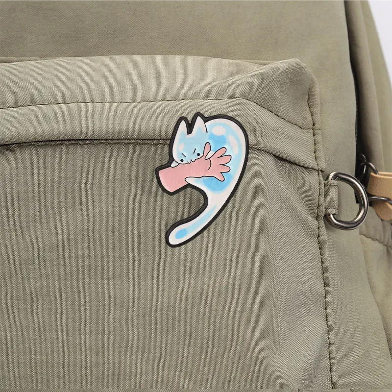 Niedliches Flüssigkatzchen-Emaille-Pin-Set, Kawaii Flüssigtier-Legierungsbrosche, Anstecknadel, Schmuckgeschenk für Freunde – Detail 3