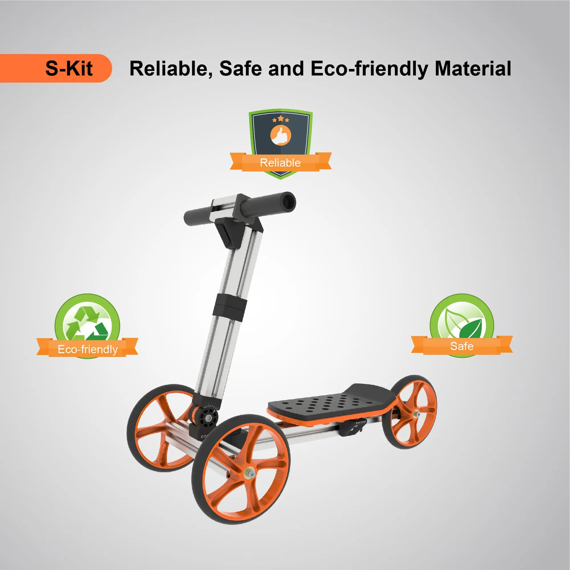 Bicicleta de equilibrio 20 en 1 para niños, juguetes sin pedales para niños de 1 a 4 años, Kit de construcción de ingeniería, Scooter sentado/de pie, Kit S más Popular