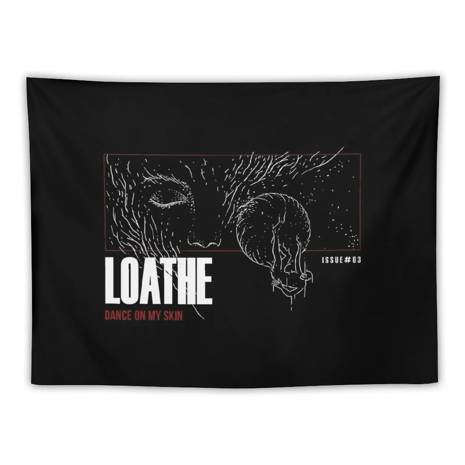 Loathe Dance on my skin album art Tapestry Room Decorations Aesthetics Wallpaper Tapestry