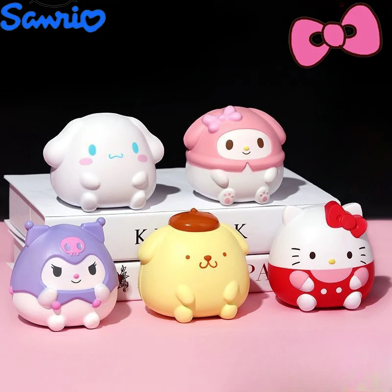 Sanrio Decompression Toys Kawaii Kt Kuromi Spotify Premium Toys Cinnamoroll My Melody Stress Relief Hand Pinch Ball Adult Gift