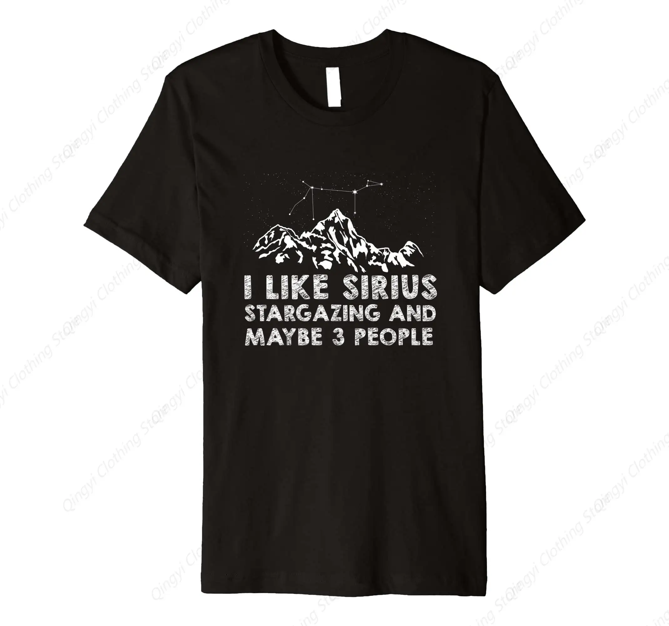 Funny Stargazing Humor For Star Astronomers Sirius Stargazer Premium T-Shirt