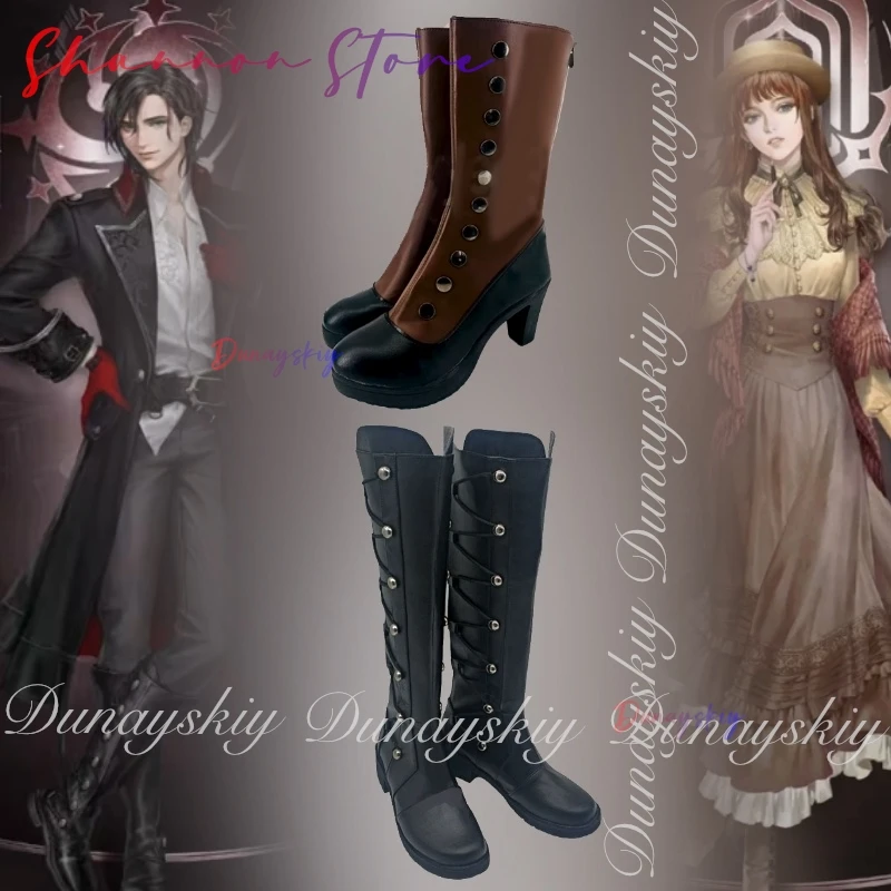 

Lord of Mysteries Аниме Fors Wall Leonard Mitchell Косплей Обувь с двумя персонажами в двух стилях и цветах Косплейコスndar Singles