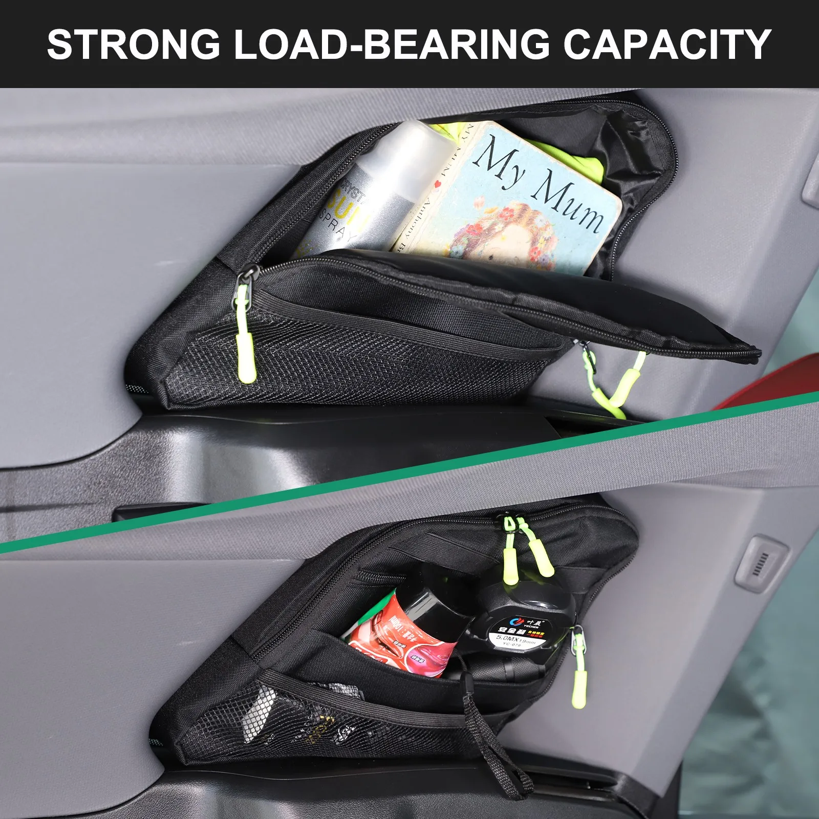 Cloth Car Trunk Side Window Multipurpose Storage Bag For BMW X3 G45 202-2026 Car Seat Back Stowing Tidy Pouch Accessories 2