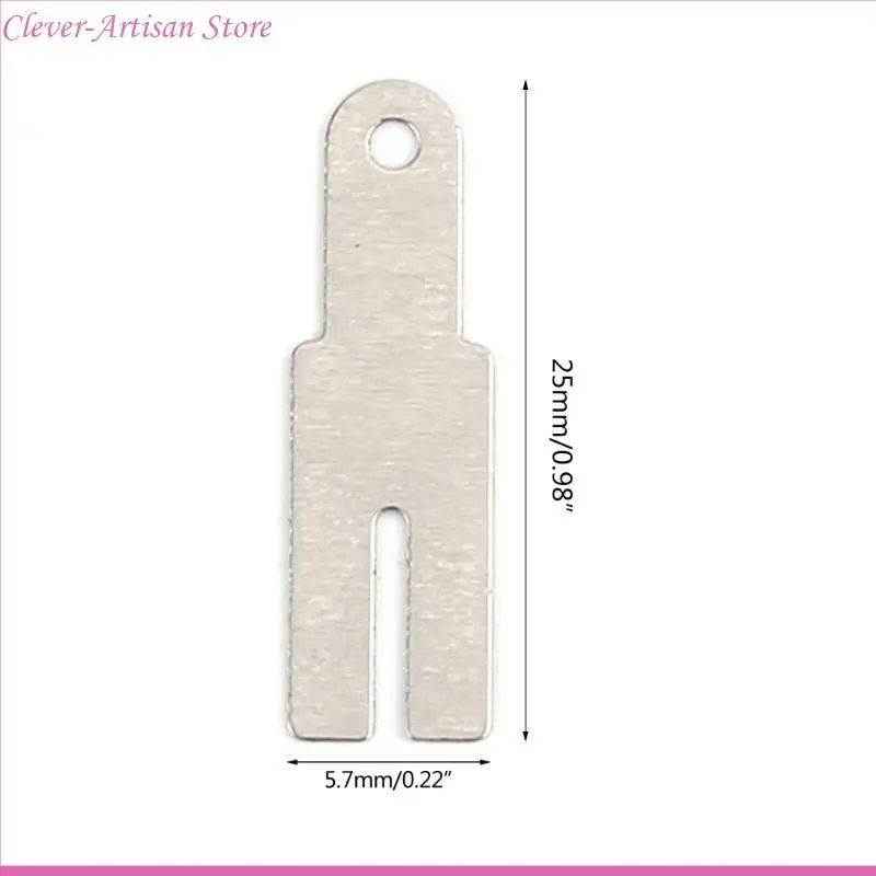 E06b 100 pcs/lô y loại tấm dây đeo thép mạ niken cho pin cho pin