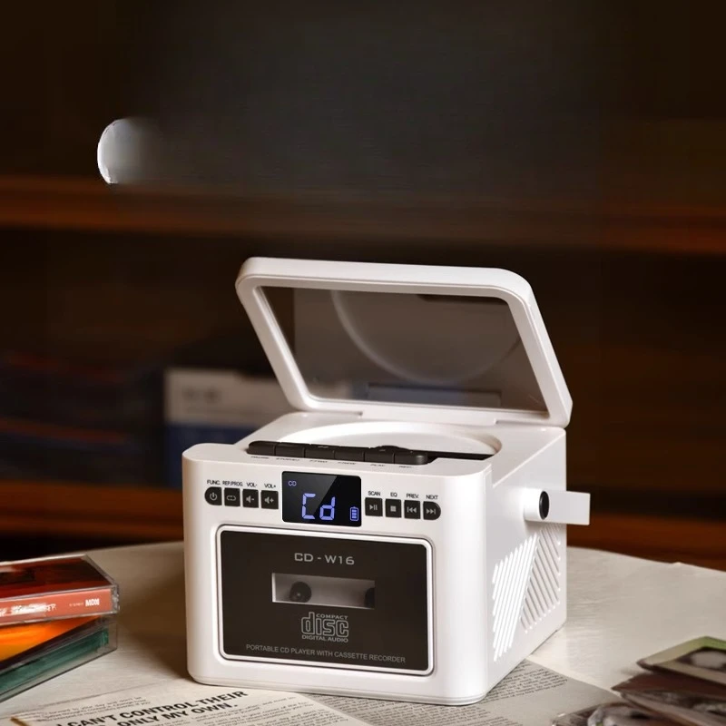 

CD player Tape player Multifunctional Bluetooth portable CD cassette English repeater CD stereo all-in-one