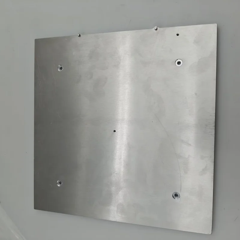 Funssor Anycubic kobra s1/ S1C طابعة ثلاثية الأبعاد 8 مللي متر سبائك الألومنيوم باستخدام الحاسب الآلي الحرارة السرير بناء لوحة 110/220 فولت سيليكون لوحة سخان ترقية عدة #5