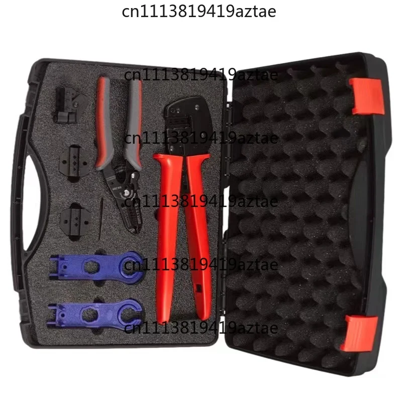 LEKON Hot Sale MC4-A2546B Solar PV Connection Tool Kit Multifunctional Tool Set Crimping Pliers,wire Stripper
