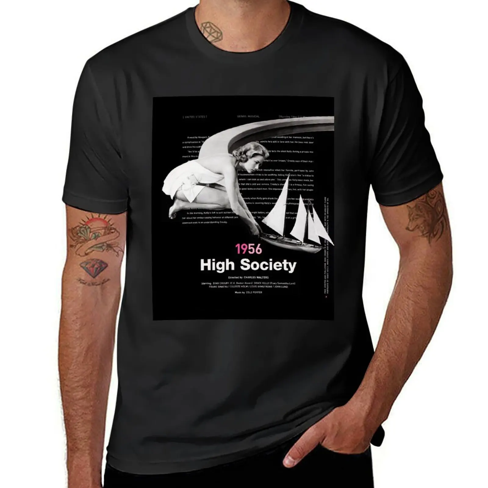 

High Society T-Shirt Funny t-shirt T-shirts man tshirts personalised t shirts men