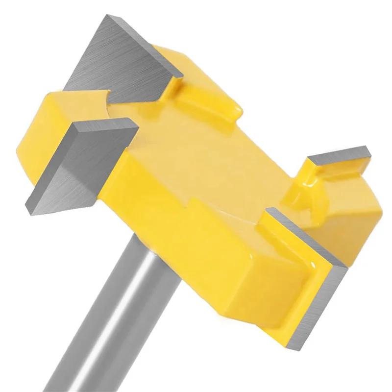 AA81-2Pcs 8Mm Shank Spoilboard Surfacing Router Bit, Surface Router Bit, 4 Flute Face Mill, Milling Router Bit, Router Bit