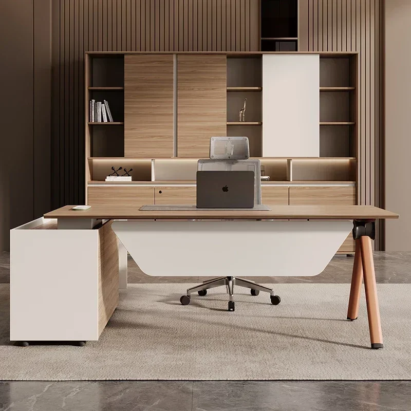 L Shaped Gaming Desk Simple Table Office Drawers Computer Desk Multifunction Workstation Mesa De Computador Office Furniture