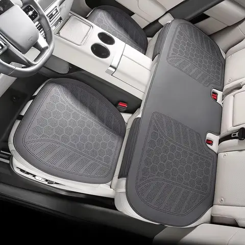 Suede Car Seat Covers Breathable Comfort Front Rear Seat Cushion Protector Pad Auto Interior Accessories For Most Vehicles