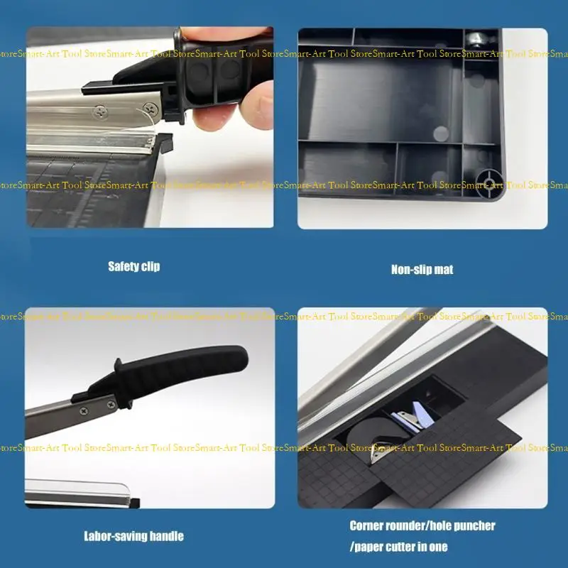 

E1PB Многофункциональный бумажный резак прочный 8 листов бумажные триммер для офиса и домашнего использования