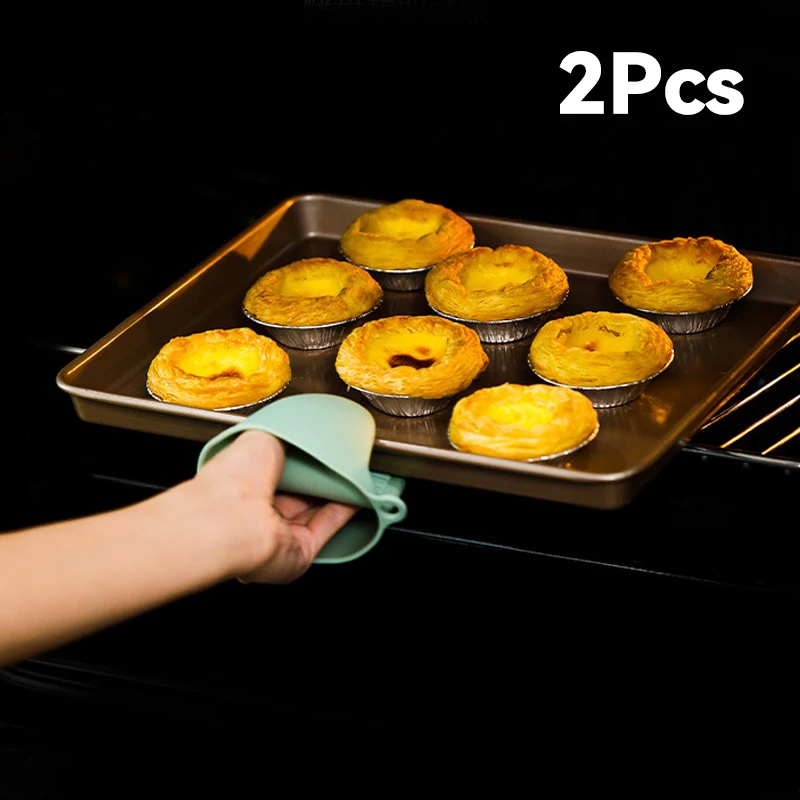 

Fish Shaped Silicone Heat Insulation Gloves Thickened Anti Heat Scald Oven Gloves Kitchen Tray Dish Holder Multi-purpose Gloves