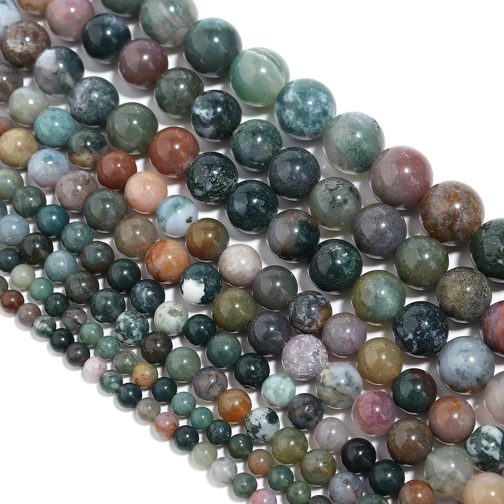 Natürliche Stein Perlen Achat Amethyst Jade Amazonit Tigerauge Lose Runde Perlen Für DIY Armband Halskette Geschenk Making4/6/8/10/12mm – Detail 8