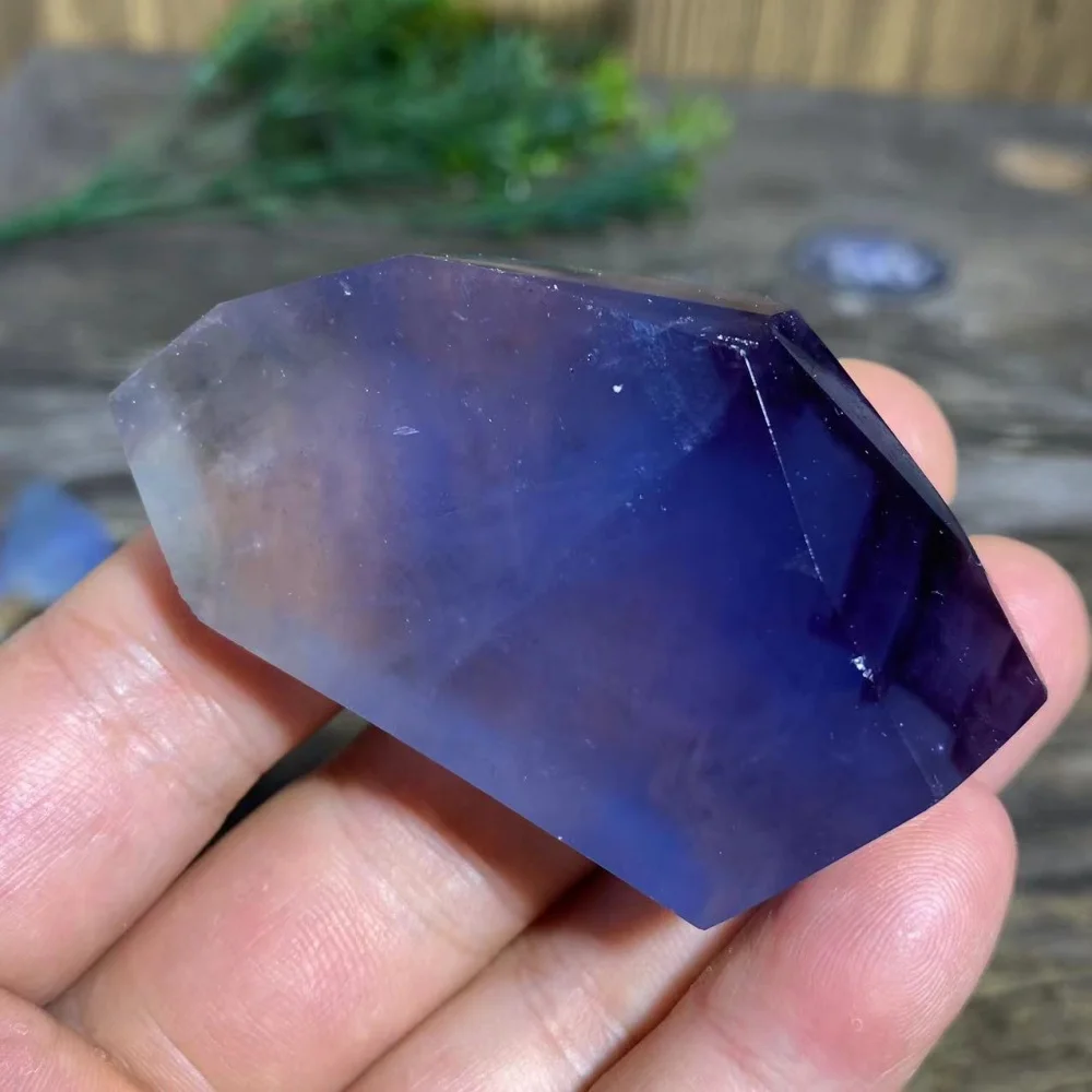 Crystal Natural Blue Fluorite  Carving Stone Gemstones Minerals Decoration Wicca Spiritual Reiki Ornaments Home