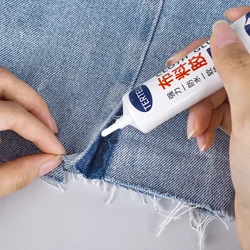 30g Fabric Sewing Glue Jeans Clothes Patching Glue Liquid Instant Transparent Fabric Clothing Repair Sew Glue Sealers Glue