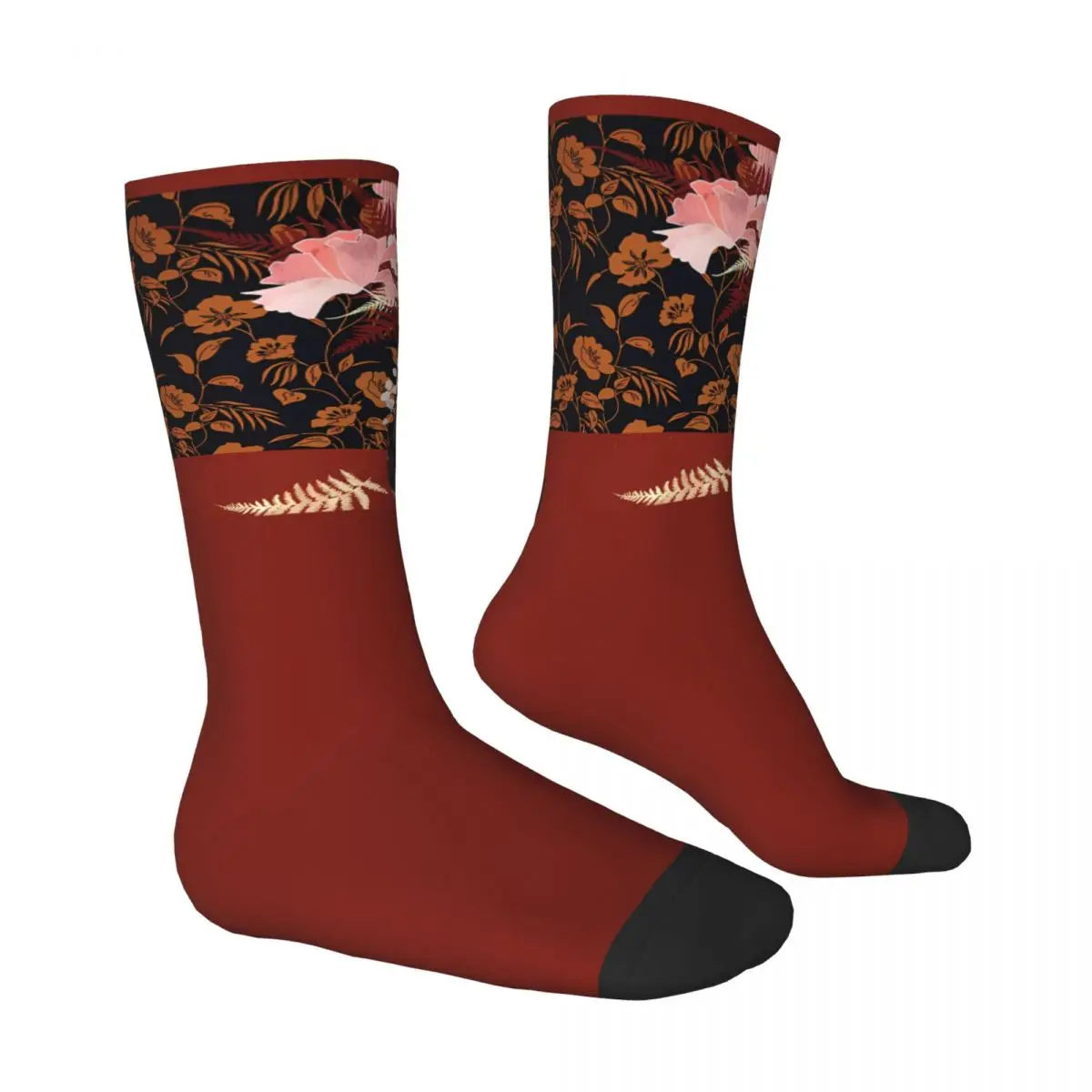 Autumn Vase Sock Printed Man Polyester