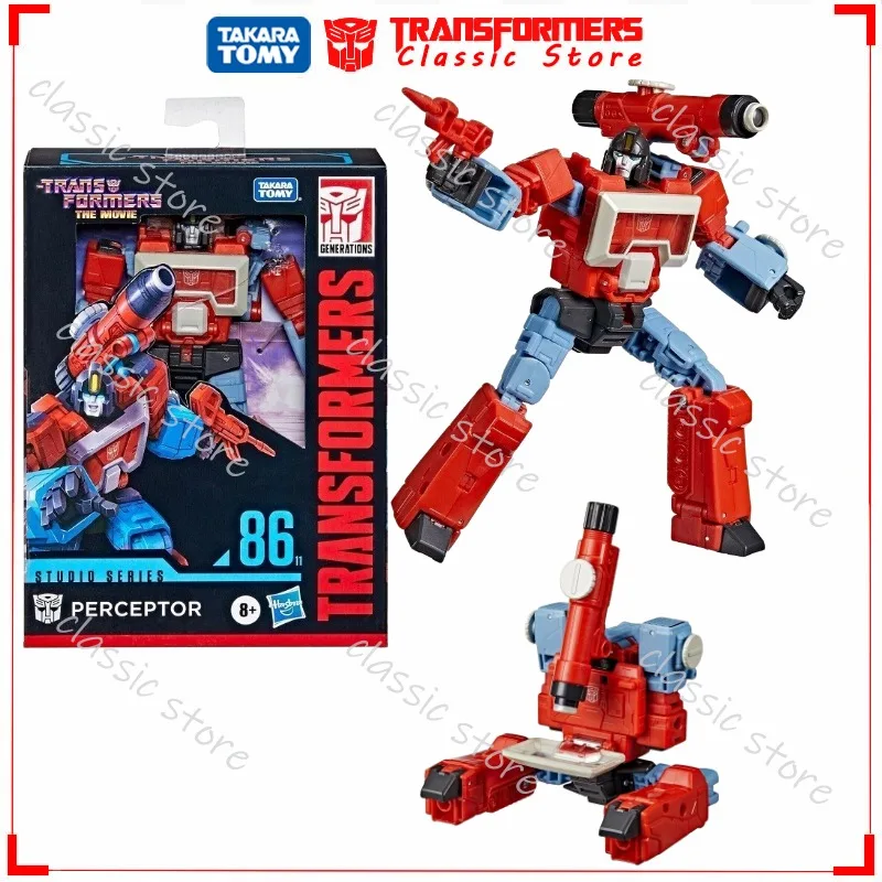 In Stock Classic Transformers Toys Studio Series Deluxe Class SS-86-11 Perceptor Cybertron Autobots Action Figures Collectible