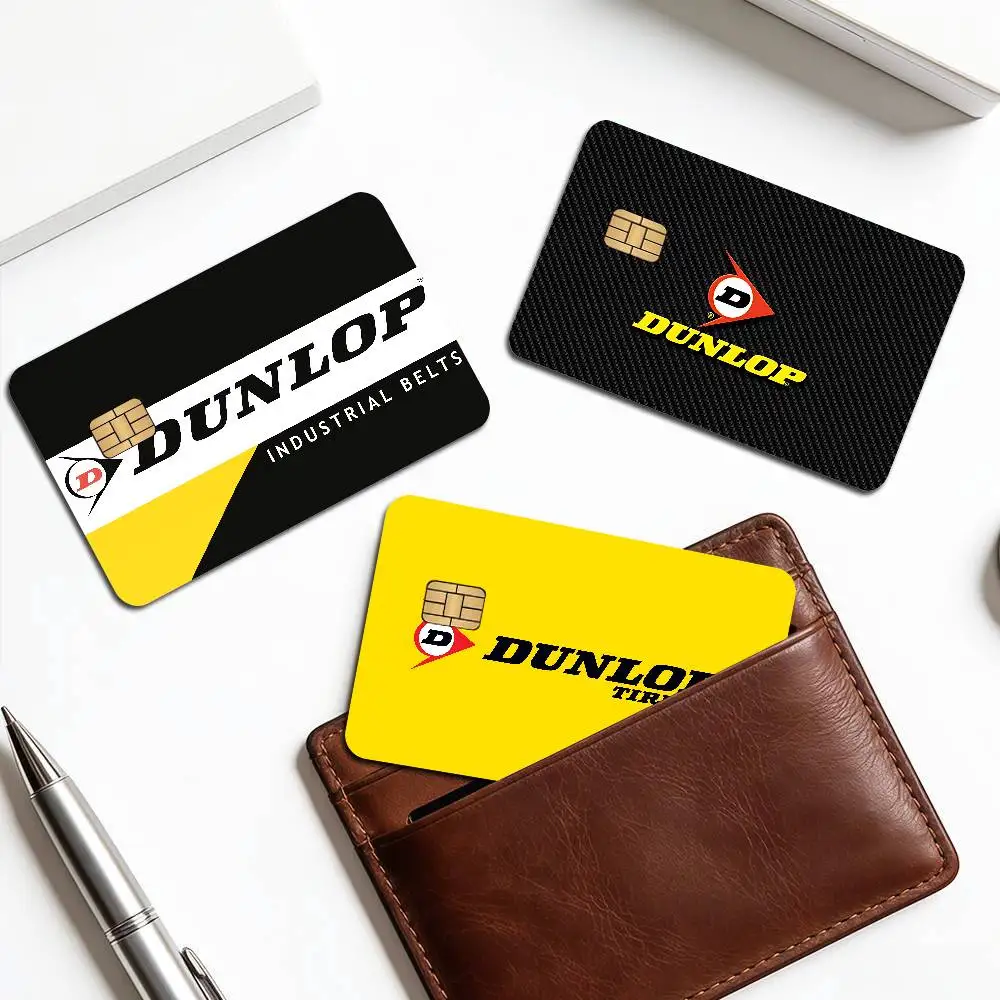 Dunlops Credit Card Skin Stickers No Adhesive Residue Water Proof for VISA Credit Card Subway Access Card