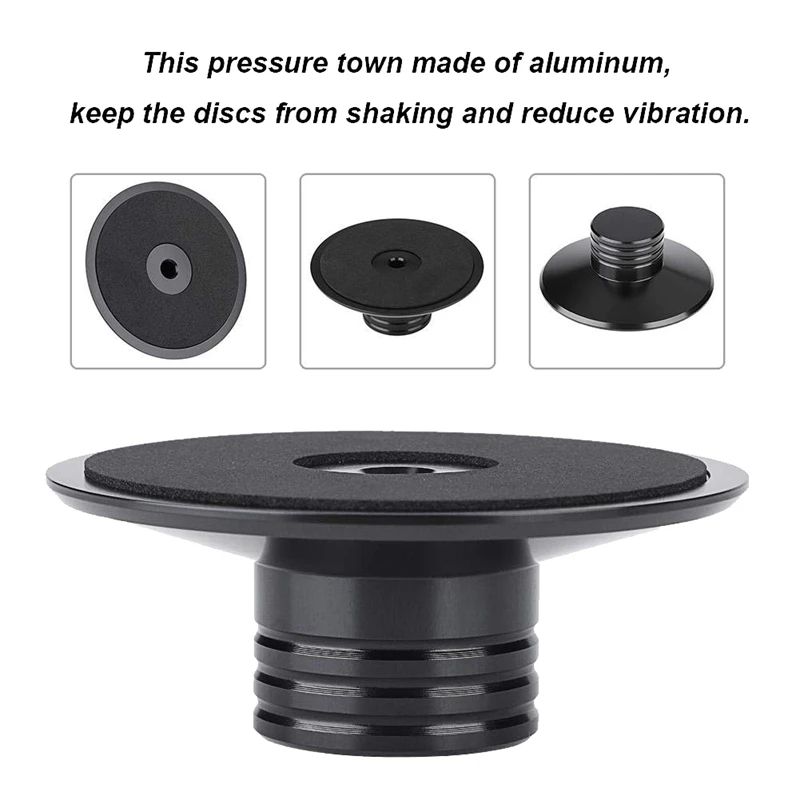 LP Vinyl Record Player Balanced Metal Disc Stabilizer Weight Clamp Turntable Hif
