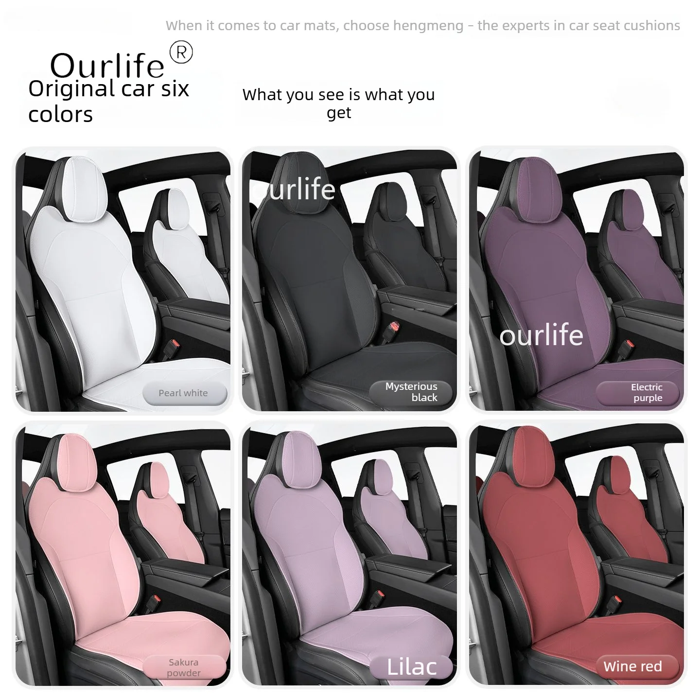 For TESLA Model YL 2026 2027 Complete Set of Breathable All-Season Protective Seat Covers Car Interior Accessories