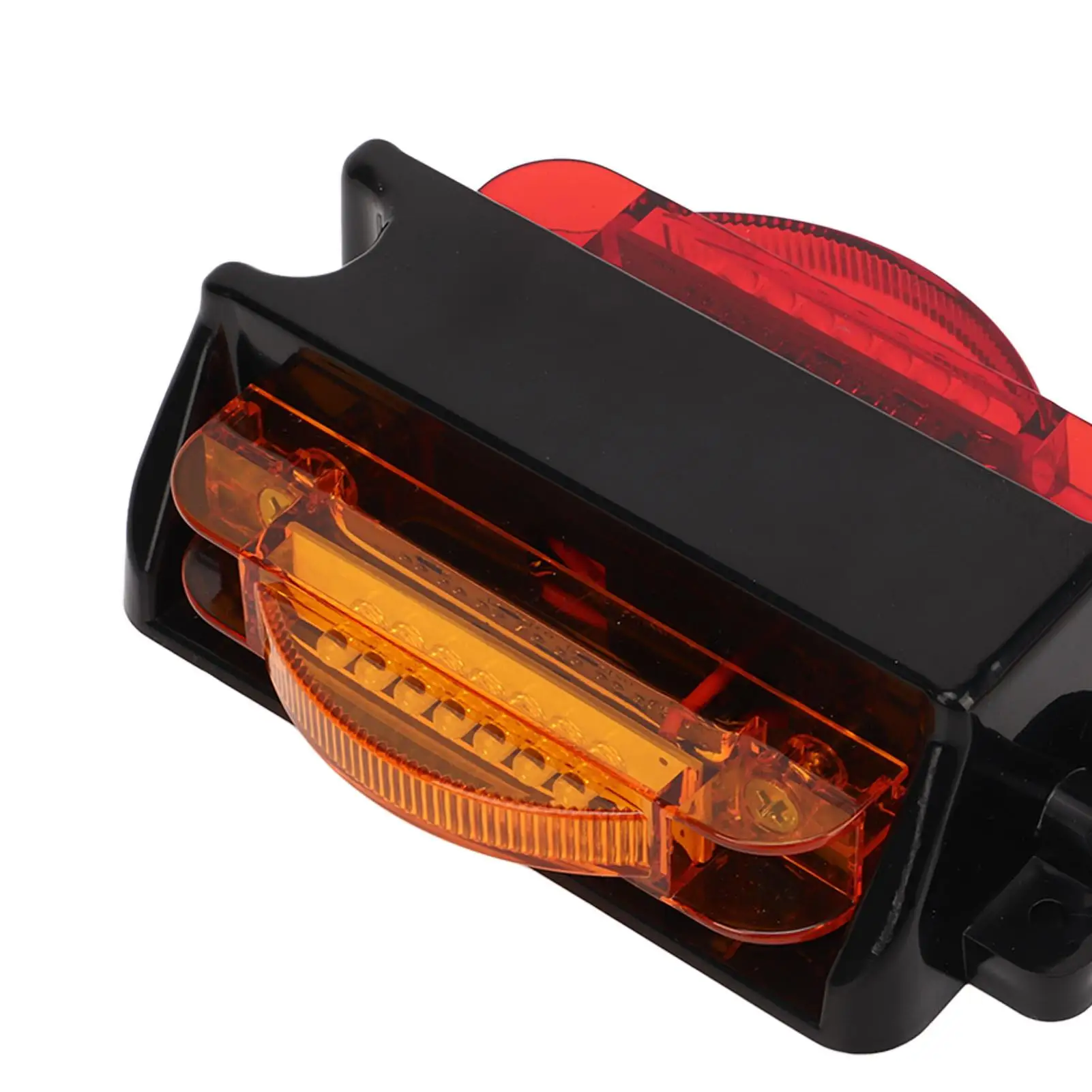 IP67 Waterproof LED Side Marker Lights - 1 Pair, High Visibility Brightness, 200mm Wire for Trailers