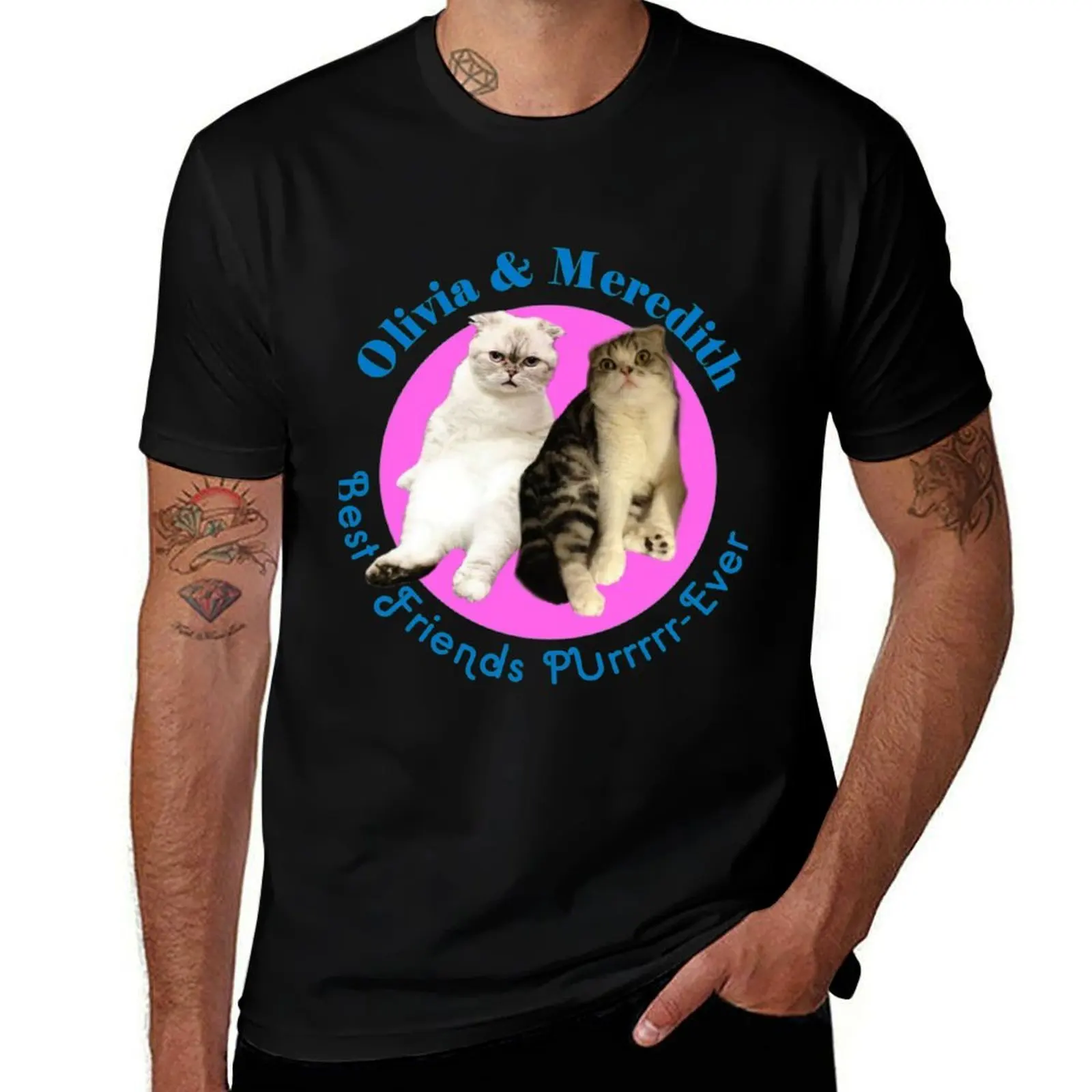 Olivia Meredith T-Shirt Big and Tall Basic Tee Shirt T-Shirt