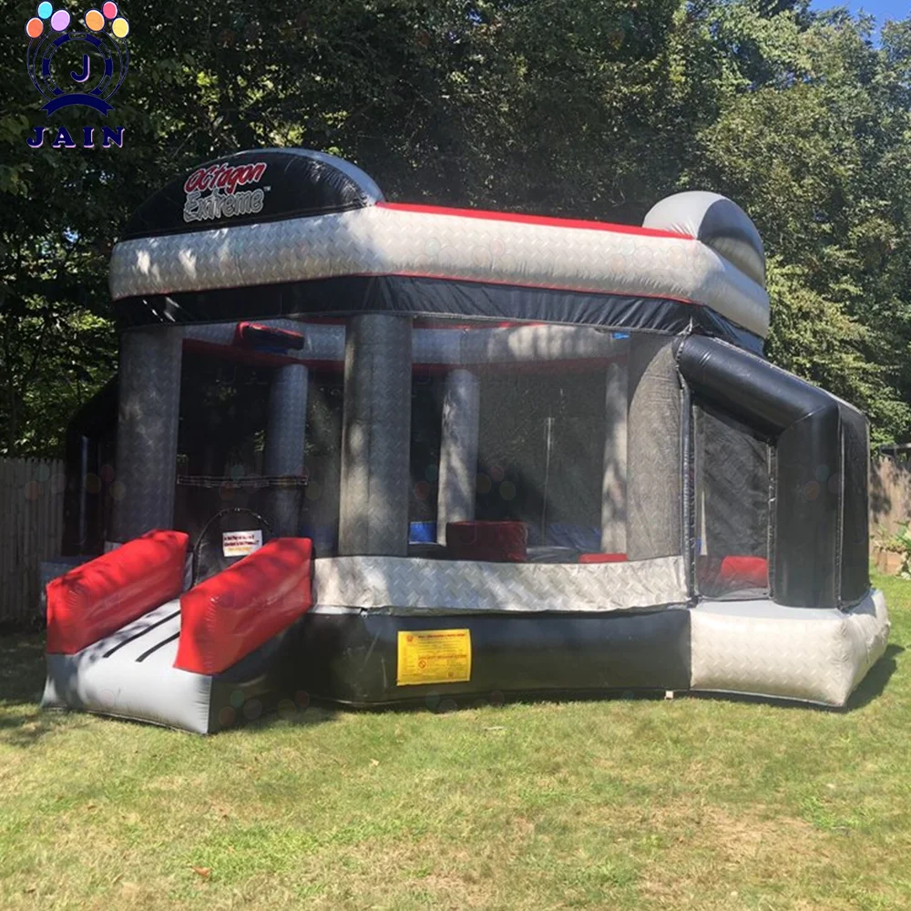 Extreme Octagon Multipurpose Arena,Inflatable Octagon Ring inflatable gladiator duel jousting arena with blower for Party,Rental