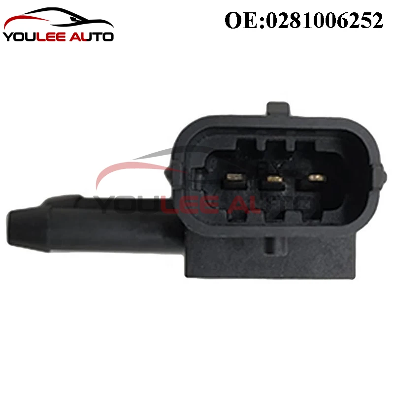 OEM 0281006252 227702184R DPF Differential Pressure Sensor For Renault Megane III Grandtour KZ 1.5 DCI Diesel 2009-2016 Parts