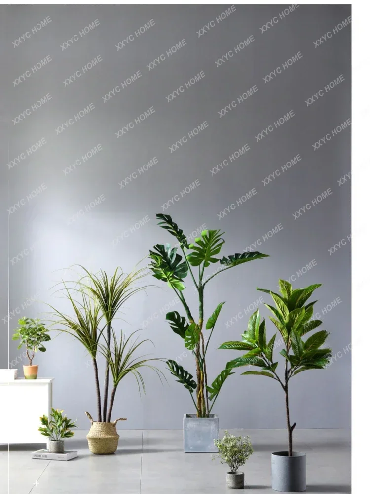 Large Nordic Artificial Plant Bird of Paradise Fake Flower Ravenala Decoration Green Plant Decoration Small Pot Plant Floor