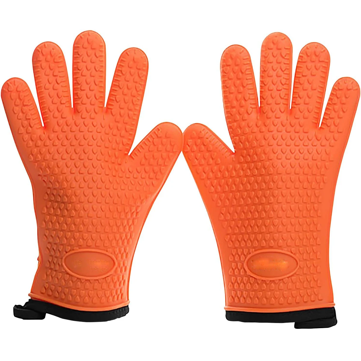 1Pc Silicone Smoker Oven Gloves -Extreme Heat Resistant BBQ Gloves -Handle Hot Food Right on Your Smoker Grill Fryer & Pit