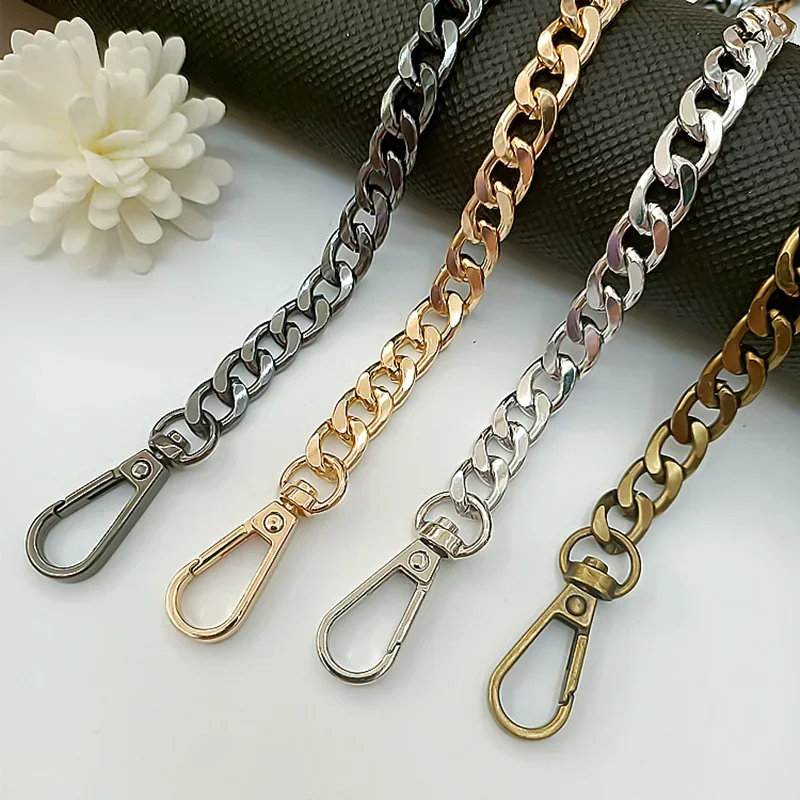 

Metal Aluminum Shoulder/Crossbody Bag's Replacement Chain for women Hand-Woven DIY Detachable Straps Bag Parts & Accessories