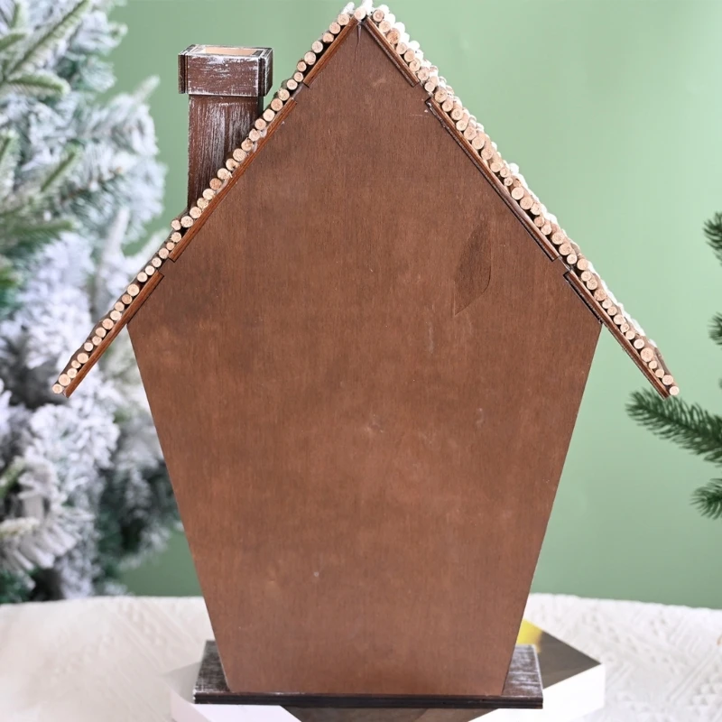 KX4B Gray Houses Advents Calendar with 24 Cards Christmas Countdowns Decoration