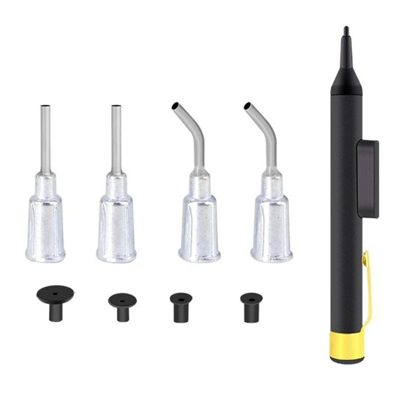 1Set Solders Extractions Removal Tool Vacuum Pen with Suctions Pad Headers Pumps Dropship