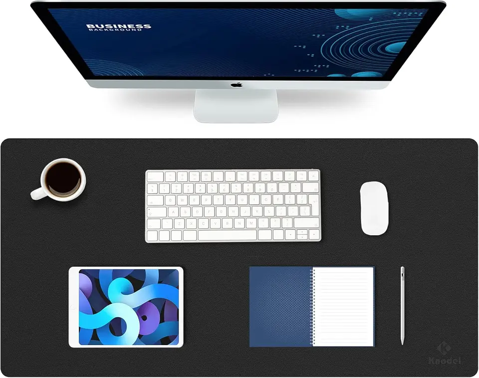 Large Premium Leather Office Desk Mat and Protector