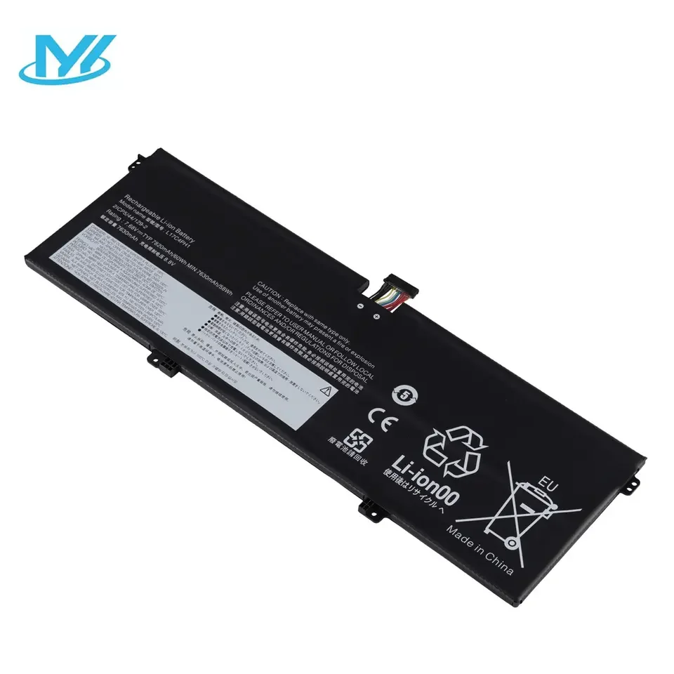 China factory supplier laptop battery 12v lithium battery L17C4PH1 7.68V 60Wh 7820mAh for LENOVO Yoga C930-13IKB Glass (Type 8