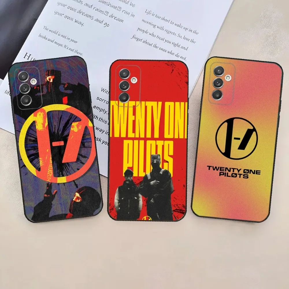 T-Twenty One Pilots  Phone Case For Samsung Galaxy A20,A21s,A22,A31,A32,A52,A53,A72,73,A80,A91 Soft Black Phone Cover