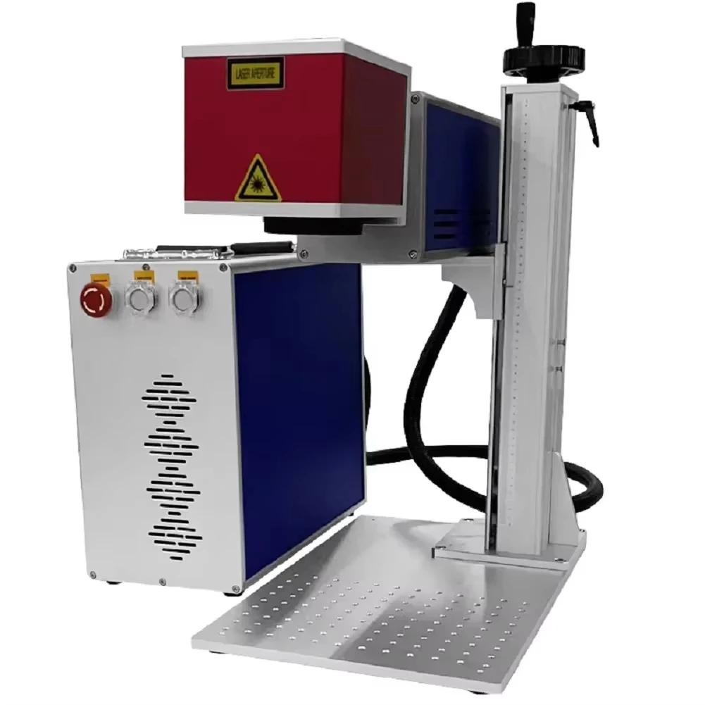 Sihao 30W40W CO2 آلة الوسم بالليزر 210x210 مللي متر نطاق النقش أداة احترافية نقش بالليزر المعدني مع طاولة عمل دوارة #2