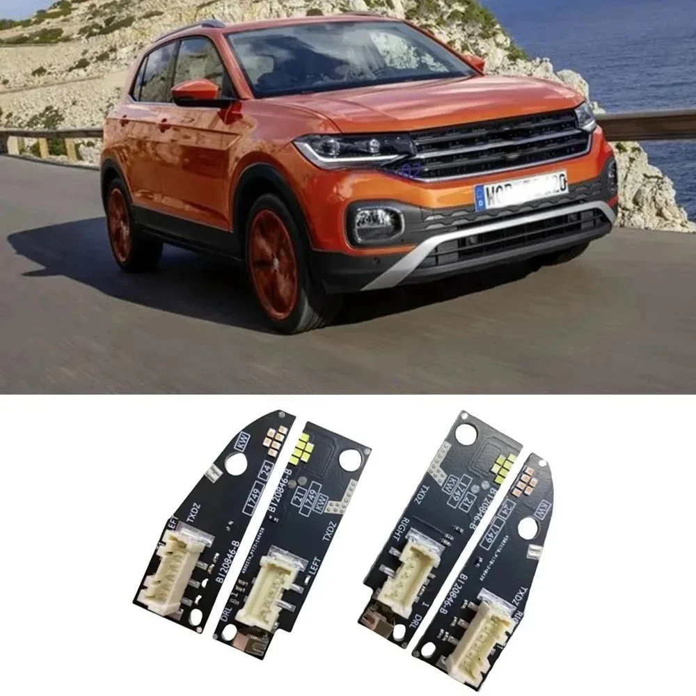 

B120845-B B120846-B White Daylight Boards For VW T-CROSS Tcross LED Headlight L&R Turn Signal Module 2GM.998.478 2GM.998.479