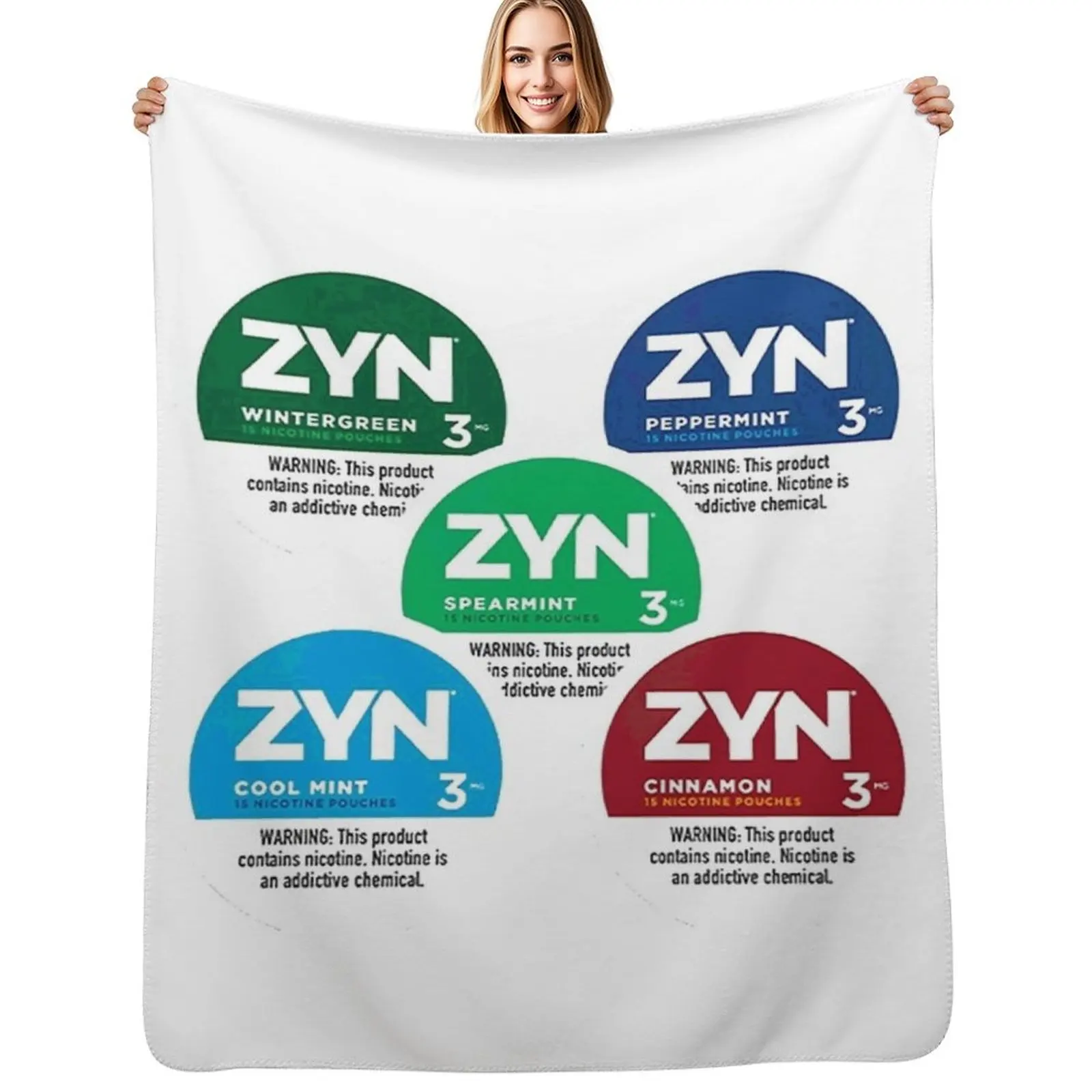 

Zyn Throw Blanket Travel For Baby for sofa Blanket