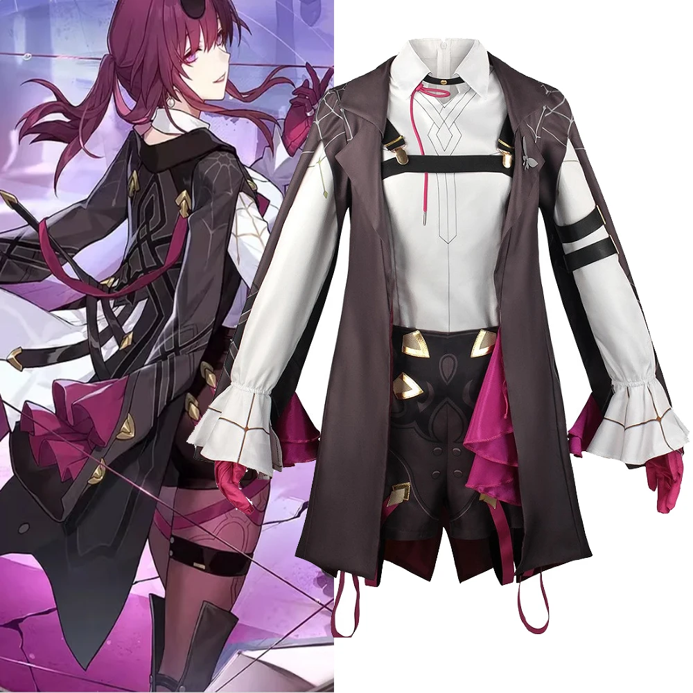 

Костюм для косплея Kafka из Honkai: Star Rail, наряд для Хэллоуина, маскарадный костюм, сценический костюм для выступлений, женский