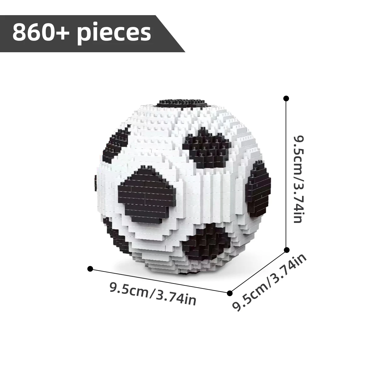 Sport Diy Mini Building Blocks Soccer Basketball Set Creative Assembled Toys Good Gifts for Sports Fans Desktop Room Decor