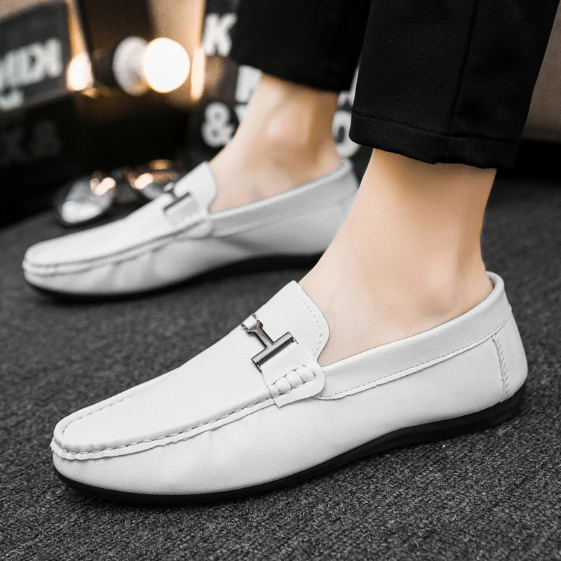 Comfort Slip on Loafers Simple on Off Style, Good Air Circulation Prevent Sweaty Feet, Relieve Pressure for Long Daily Strolling