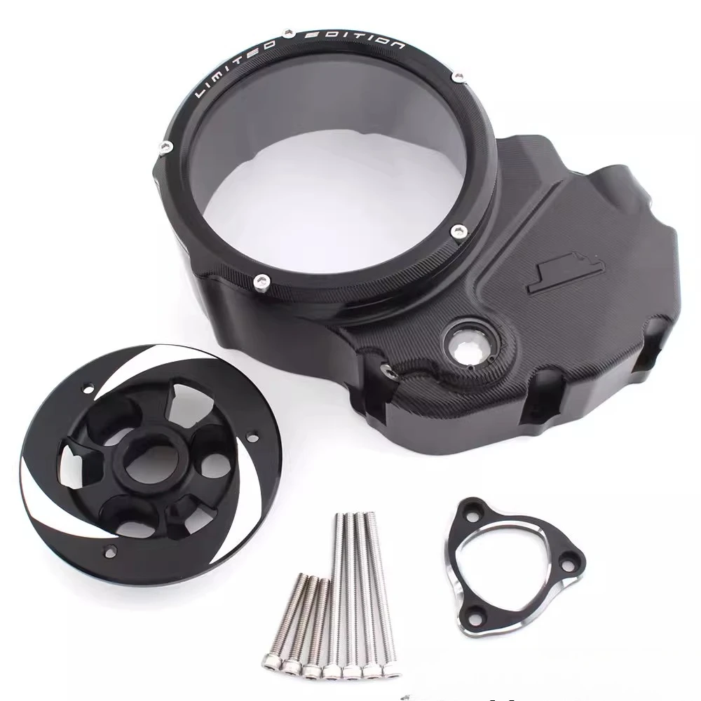 Suitable for Diavel1260 X Ghost, Clutch Transparent Edge Cover
