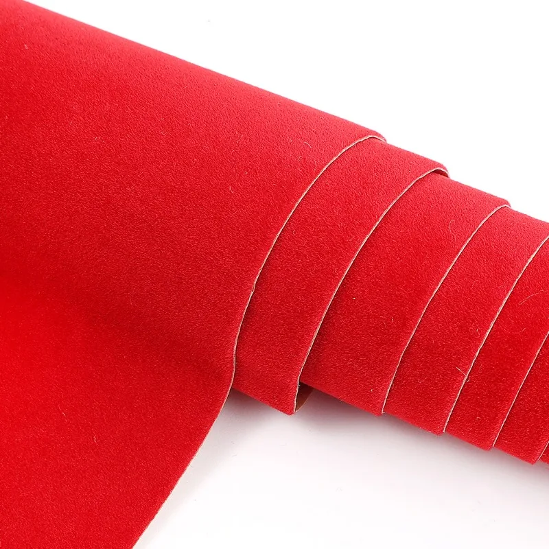 20*148cm Soft Velvet Fabric Self-Adhesive Car Interiors Strip Vinyl Film Felt Stickers DIY Crafts Auto Decoration Accessories