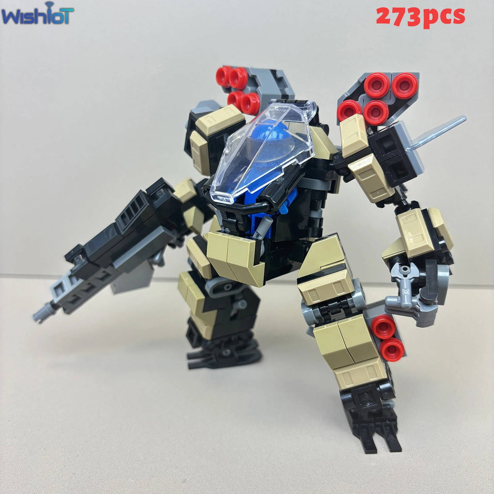 

273 шт., строительные блоки Desert Viper Mech, робот Soilder, боевой мех, воин, экшн-фигурка, модель, детская креативная сборка, игрушки, подарки