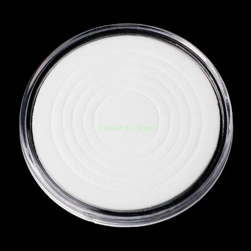 صندوق تخزين العملات المعدنية الدائري X90F، منظم مستلزمات جمع العملات المعدنية الشفاف